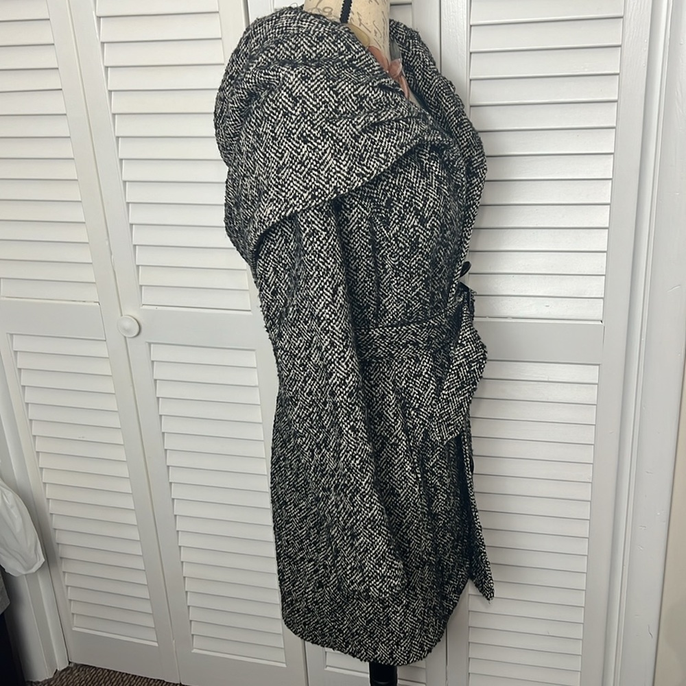 New York & Company Wool-blend Coat with hood - Picture 7 of 12